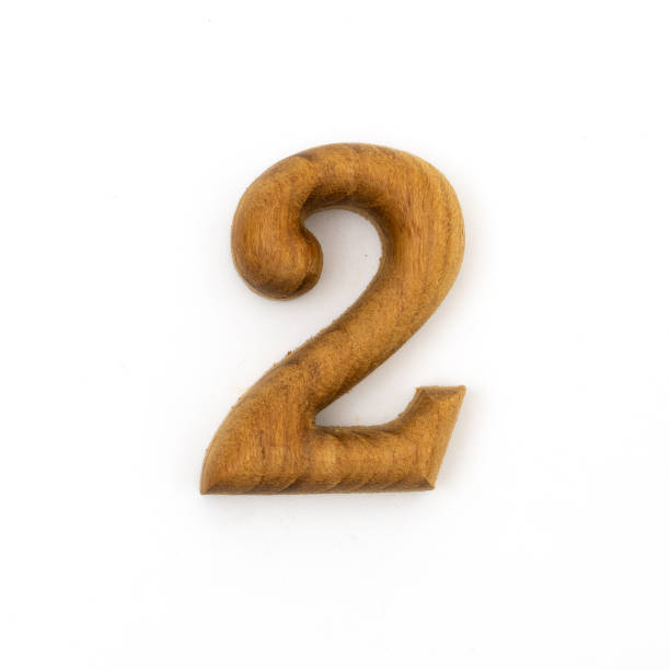 istock wood number two on white background 1219689192
