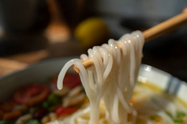istock Chinese homemade rice noodles 1219692836