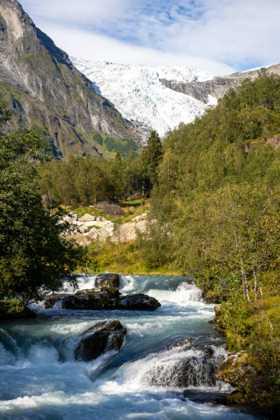 istock River of melting water from Josteldalsbreen glacier 1219701863