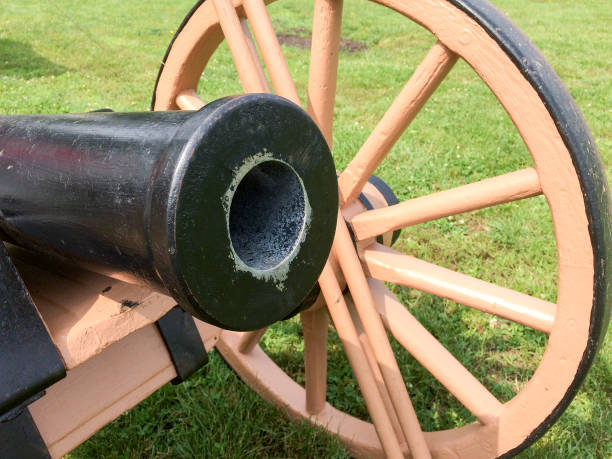 istock american civil war reenactment scene fire 1219702932