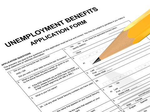 Unemployment benefits insurance application form