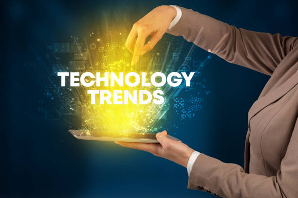 istock Close-up of a touchscreen with inscription 1219704518