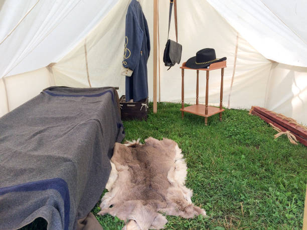 istock american civil war reenactment scene 1219704533