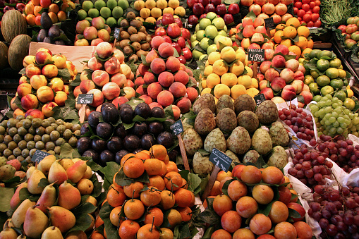 Barcelona fruit market