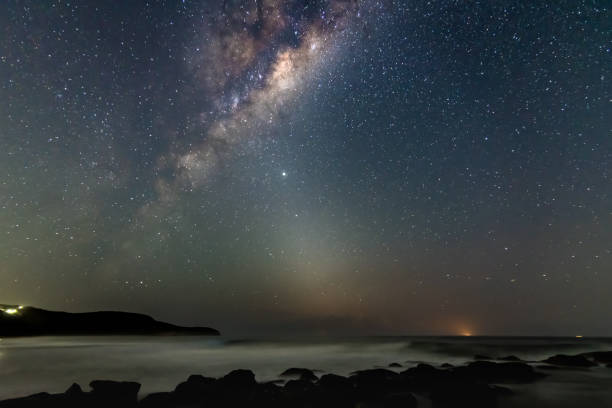 istock Milky Way Night Sky at the Beach 1219706290