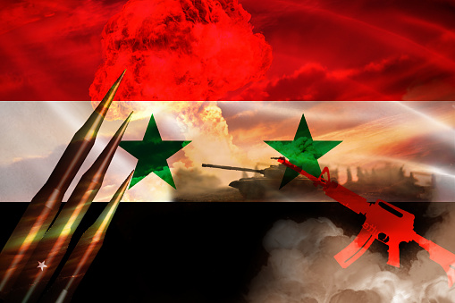 Syrian Civil War and Flag