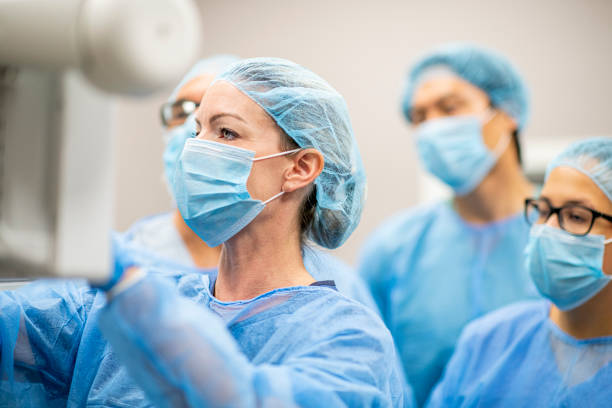istock Surgeons in a hospital 1219710030