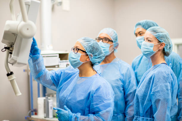 istock Surgeons in a hospital 1219710048