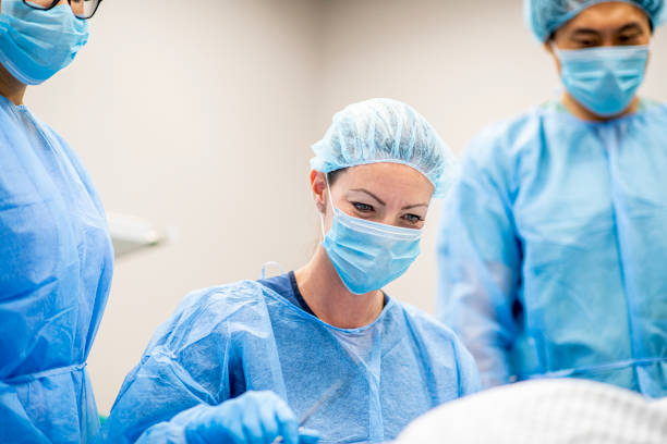 istock Surgeons in a hospital 1219710067