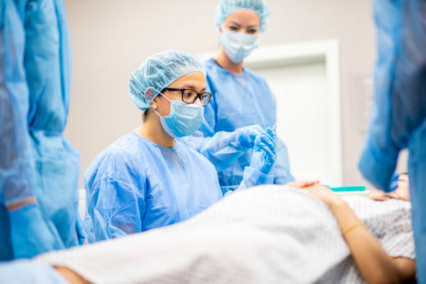 istock Surgeons in a hospital 1219710070