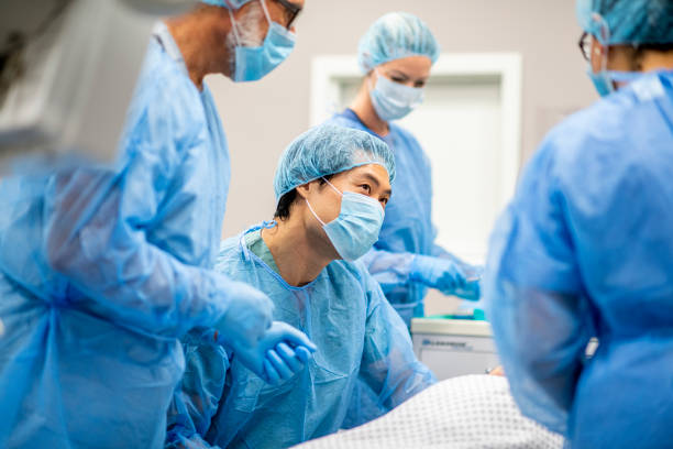 istock Surgeons in a hospital 1219710088