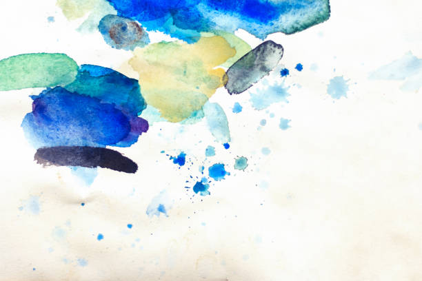istock Paper palette with watercolor paints 1219715065