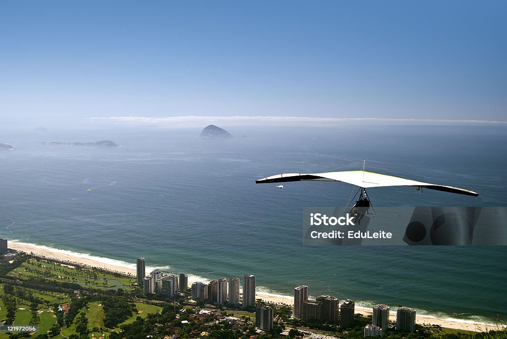 Asa-delta sobre Rio de Janeiro - Royalty-free Asa Delta Foto de stock