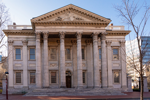 First Bank of the United States at Independence National Park in Philadelphia, PA