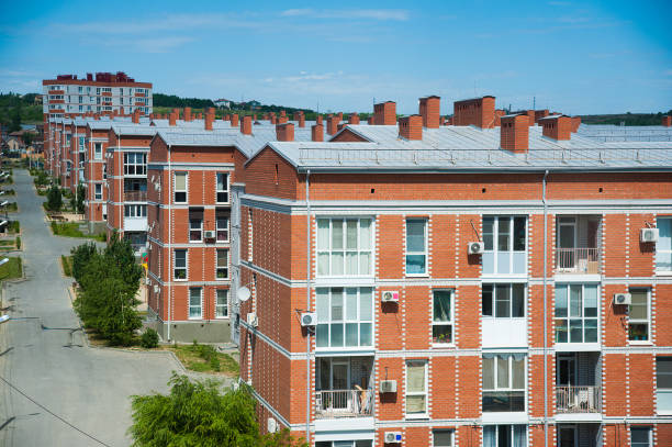 istock Brand new apartment building 1219734266