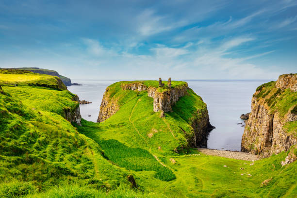 istock Dunseverick Coastal Landscape Northern Ireland Causeway Road 1219736066