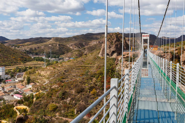 istock glass suspension bridge in the mountains 1219737394