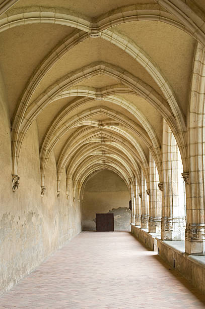 istock Church of Brou (Bourg-en-Bresse), cloister 121973759