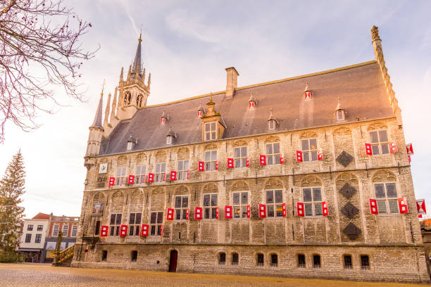istock City hall in Gouda, the Netherlands 1219740889