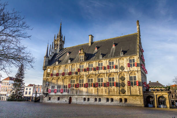 istock City hall in Gouda, the Netherlands 1219740890