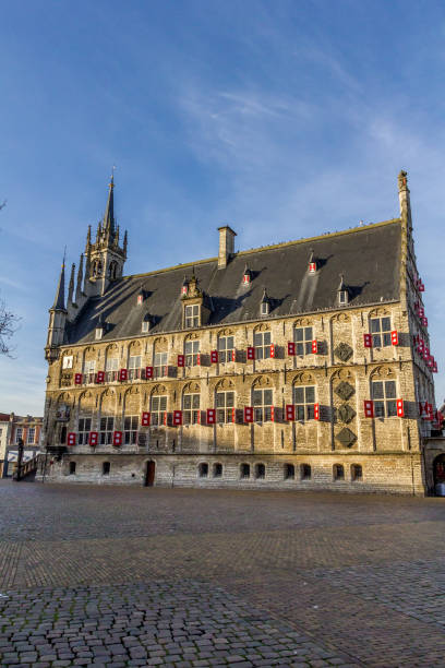 istock City hall in Gouda, the Netherlands 1219740903