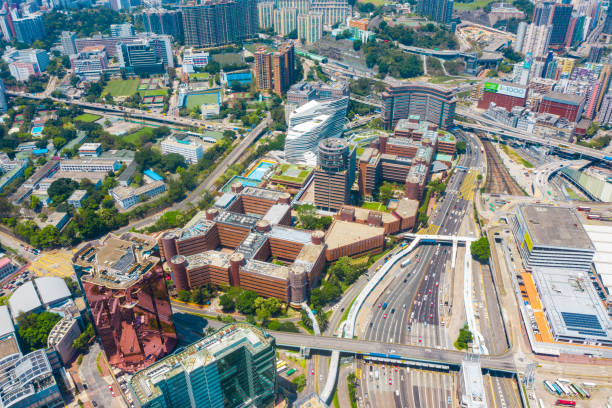 istock Drone view of The Hong Kong Polytechnic University 1219740961