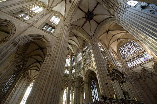 istock Sees (Normandy, France): Interior of the gothic cathedral 121974133