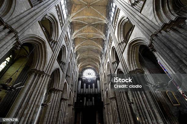 Rouen Innenansicht Der Gotischen Kathedrale Stockfoto und mehr Bilder von Kathedrale von Rouen