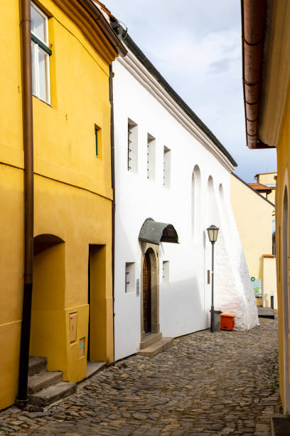 istock town Trebic, UNESCO site, (oldest Middle ages settlement of jew community in Central Europe), Moravia, Czech Republic 1219744244