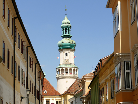 Sopron is a city in Hungary on the Austrian border, near the Lake Neusiedl.