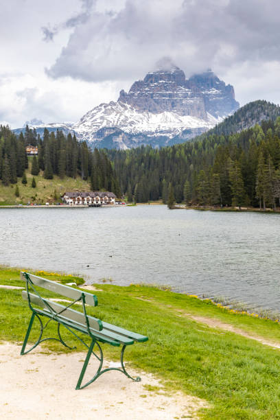 istock Alpine landscape in  Dolomites, Italy 1219745589