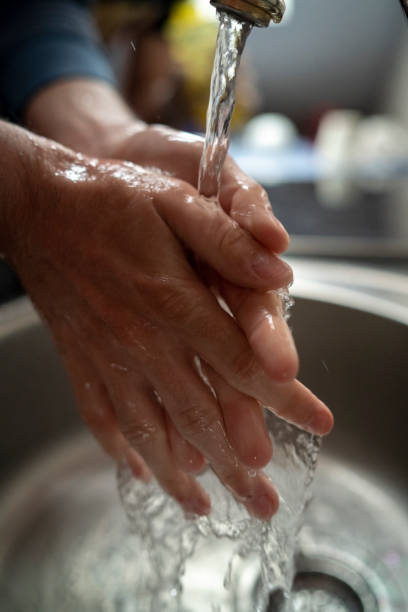 istock Wash your hands with water 1219745743