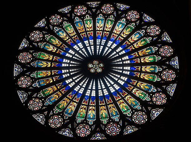 istock Strasbourg (Alsace, France) - The gothic cathedral, rose window 121974747