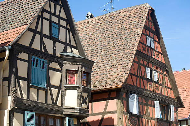 istock Rosheim (Alsace, France) - Old half-timbered houses 121974801