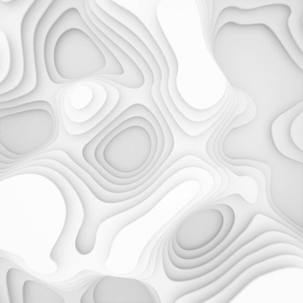 istock Abstract background of curve. 3D rendering. 1219749619