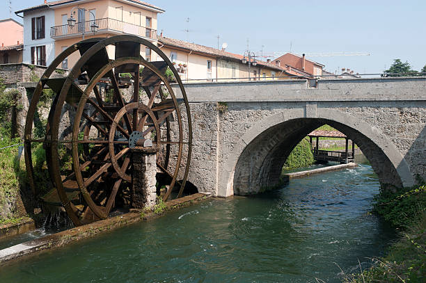 istock Groppello d'Adda (Milan, Lombardy, Italy), ancient bridge and watermill 121975103