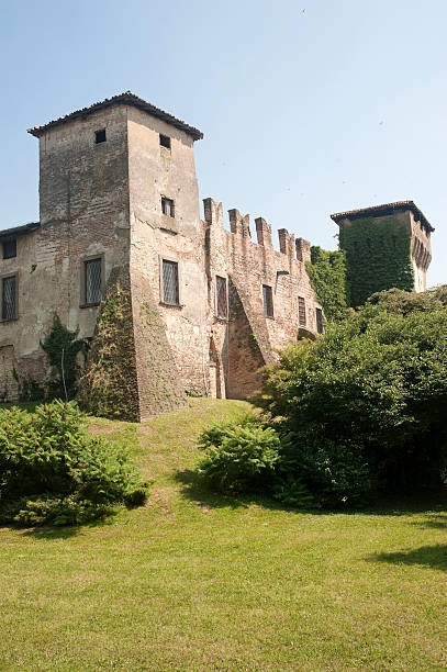 istock Romano di Lombardia (Bergamo, Lombardy, Italy). medieval castle 121975253