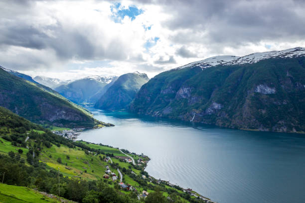 istock Gudvangen village in Norway 1219754920