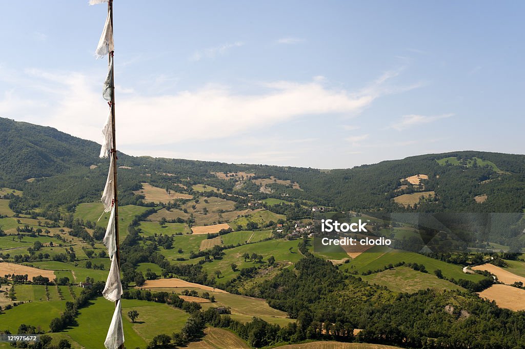 Montefeltro (Marches, Włochy), Krajobraz z Pennabilli (Urbino - Zbiór zdjęć royalty-free (Bez ludzi)