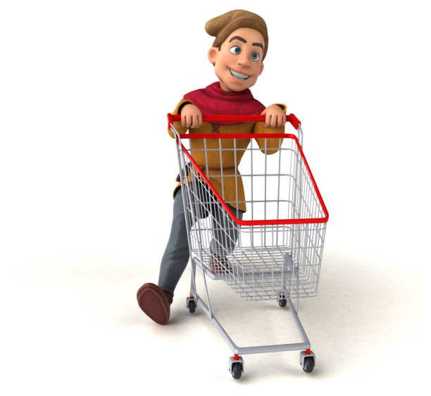 istock 3D Illustration of a medieval historical character 1219758657