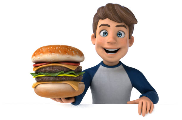 istock 3D cartoon character fun teenager 1219760209