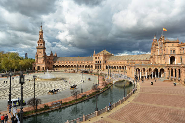 istock Square of Spain in Seville. 1219768663