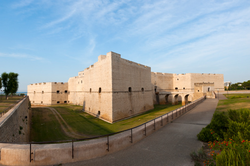 St. Augustine, Florida - November 1, 2022:  Built by the Spanish in St. Augustine to defend Florida and the Atlantic trade route, Castillo de San Marcos National Monument preserves the oldest masonry fortification in the continental United States