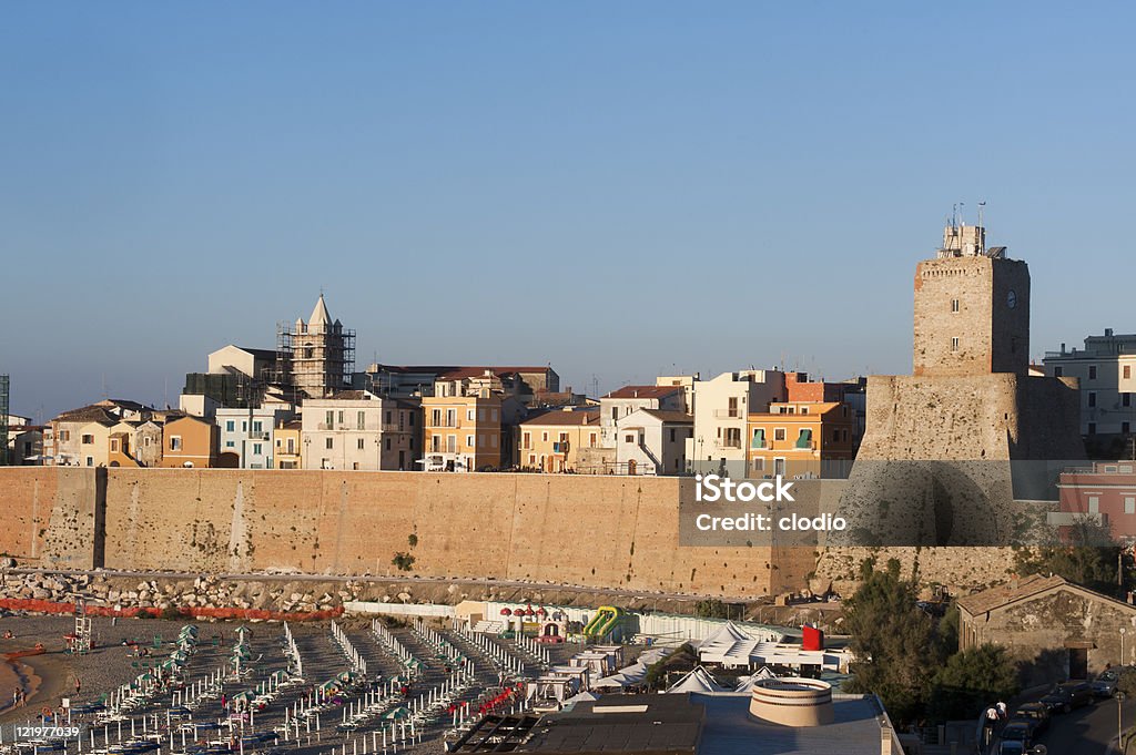 Termoli (Campobasso, Molise, Italien), alte Stadt und den Strand - Lizenzfrei Molise Stock-Foto