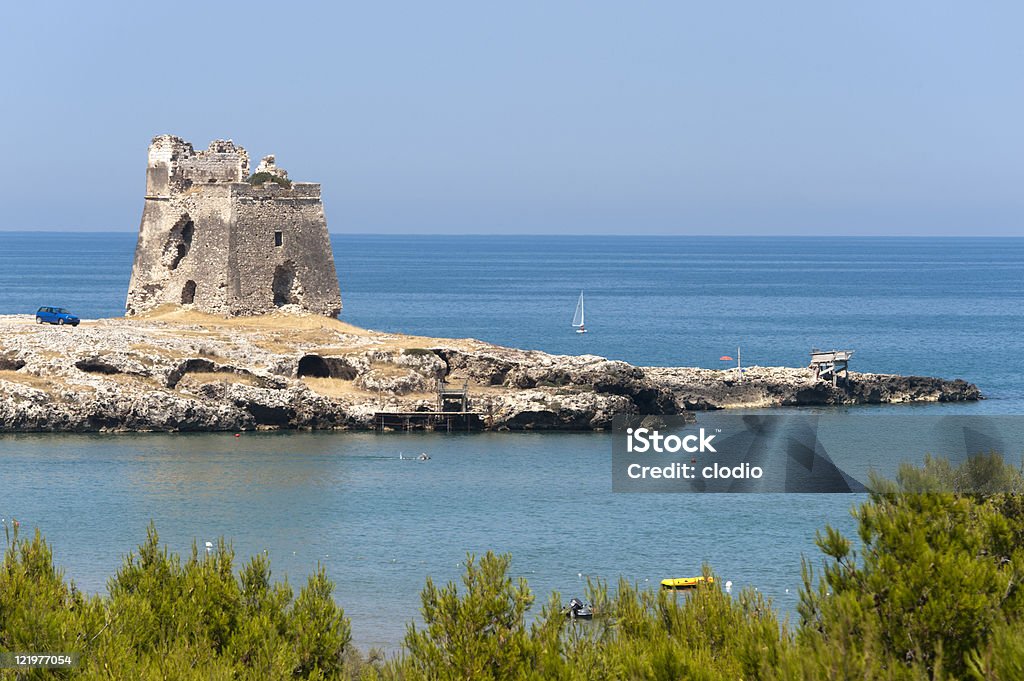 The coast of Gargano (Puglia, Italy) at summer Beauty In Nature Stock Photo