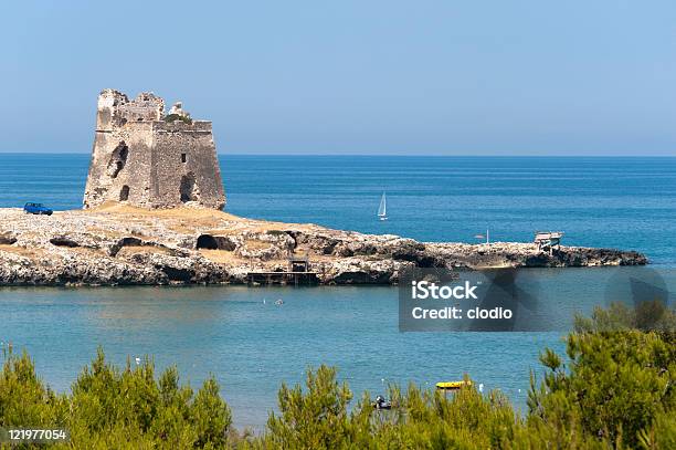 The Coast Of Gargano At Summer Stock Photo - Download Image Now - Beauty In Nature, Blue, Building Exterior