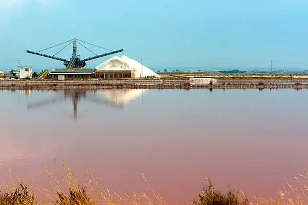 Margherita di Savoia (Puglia, Italy): Salt evaporation pond