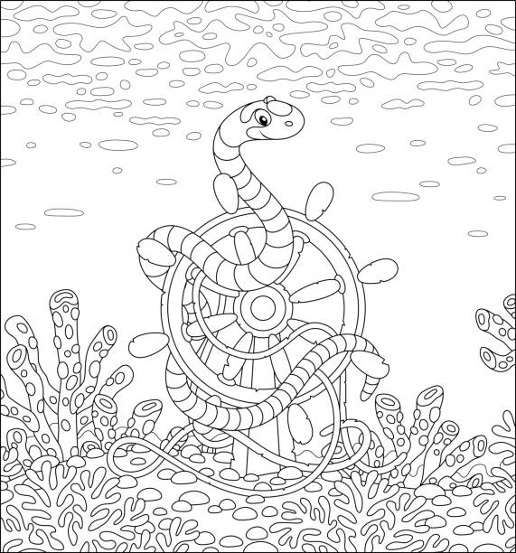 Sea Snake Illustrations, Royalty-Free Vector Graphics & Clip Art - iStock