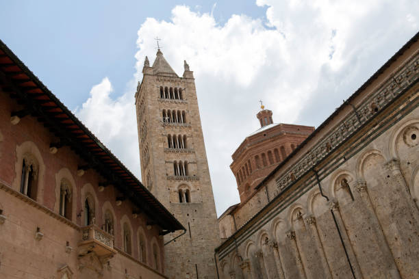 istock Tower of Massa Marittima Cathedral 1219776052
