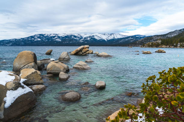 istock Winter time at Sand Harbor Beach Lake Tahoe Nevada 1219777480